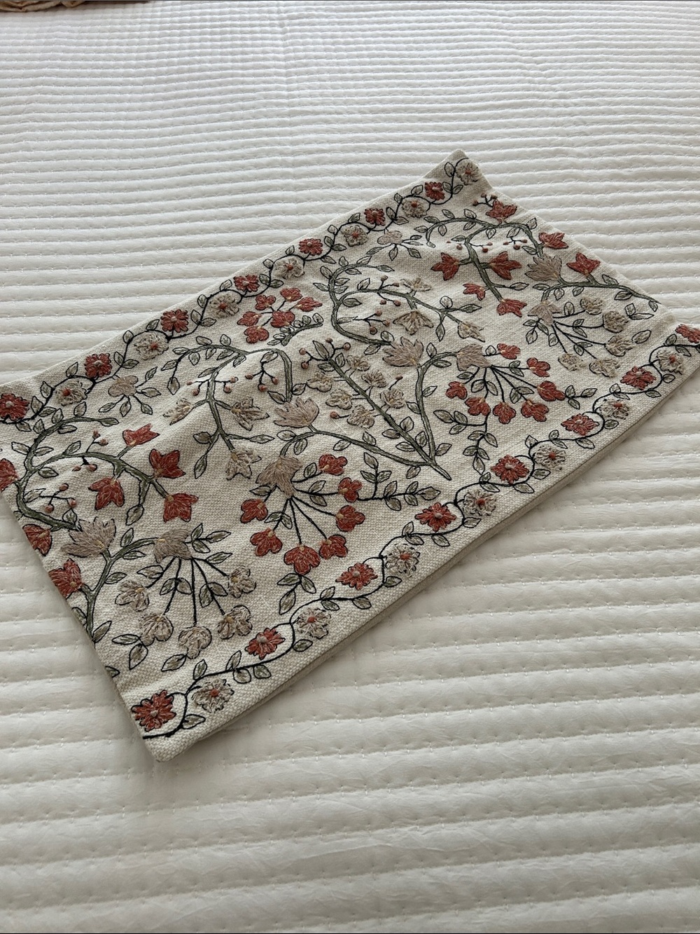 Pottery Barn Zea Lumbar Pillow Cover